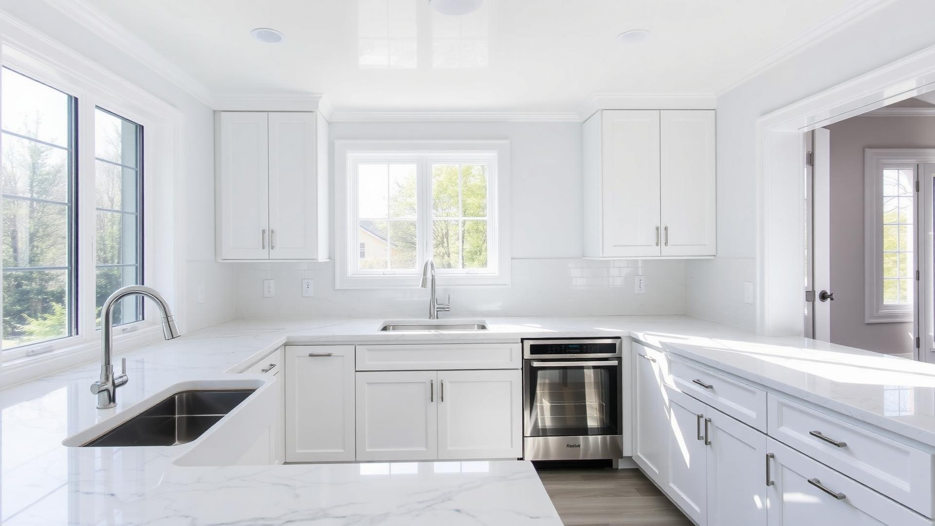 A freshly cleaned kitchen in a Marietta home